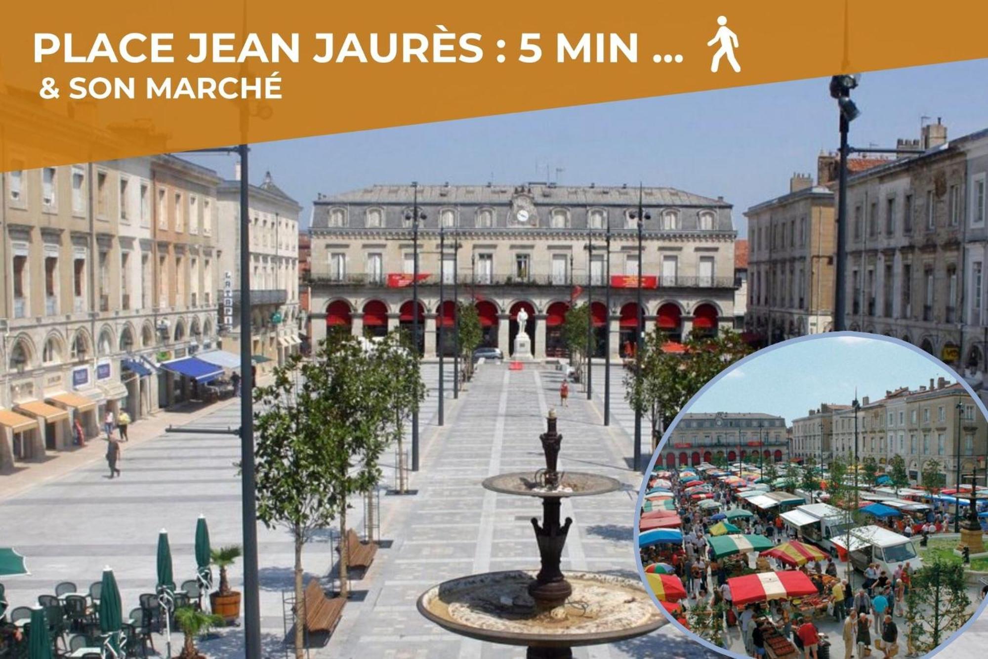 L'Eveche - T3 Spacieux & Traversant En Hypercentre كاسْتْرْ المظهر الخارجي الصورة
